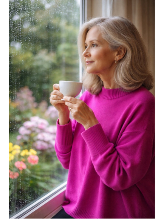 Eileen Fisher Sweaters - Eileen Fisher Sweater Women L 100% Cashmere Cozy Quiet Luxury Minimalist Pink